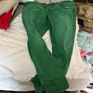 Nice green denim jeans